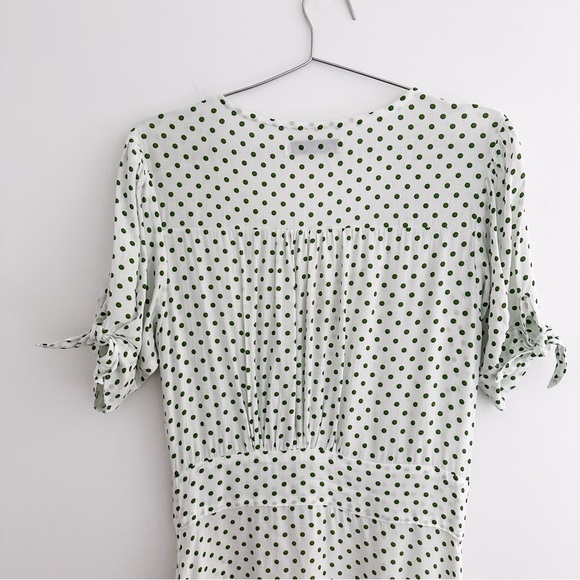 Faithfull the Brand Billi Polka Dot Midi Dress - Picture 9 of 11